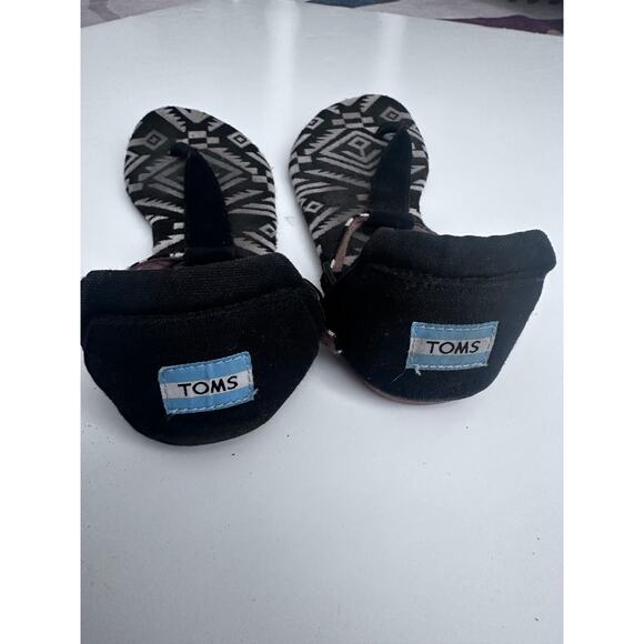 Toms Playa Black/White Woven Sandals - Size 8.5 - Picture 4 of 6